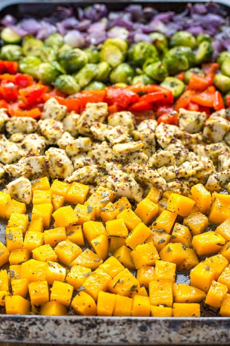 Meal Prep Chicken & Butternut Squash Harvest Bowls4 The Girl on Bloor