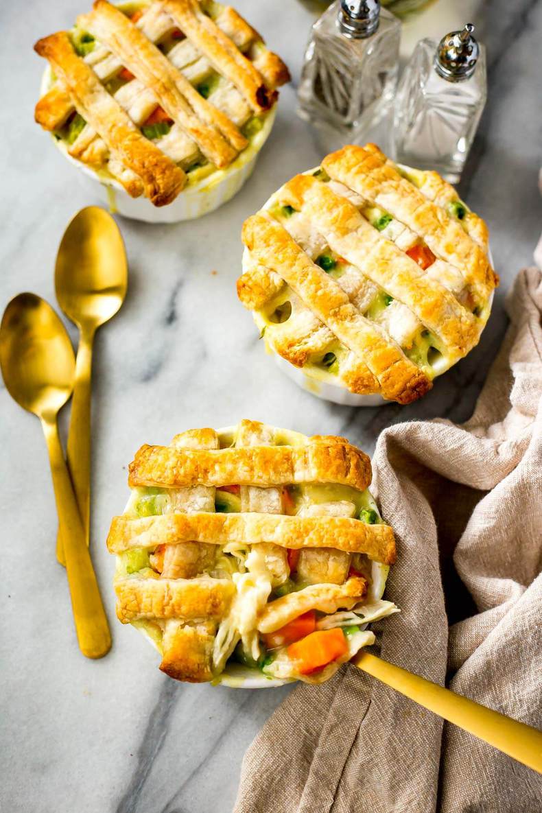 Mini Chicken Pot Pies (VIDEO) - Simply Home Cooked