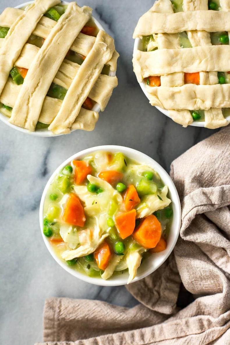 Super Easy Mini Chicken Pot Pies - The Girl on Bloor