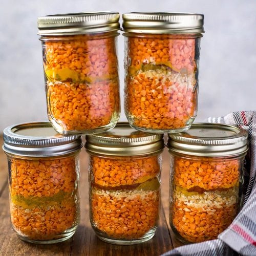 Lentil Soup Mason Jar Gifts - The Girl on Bloor