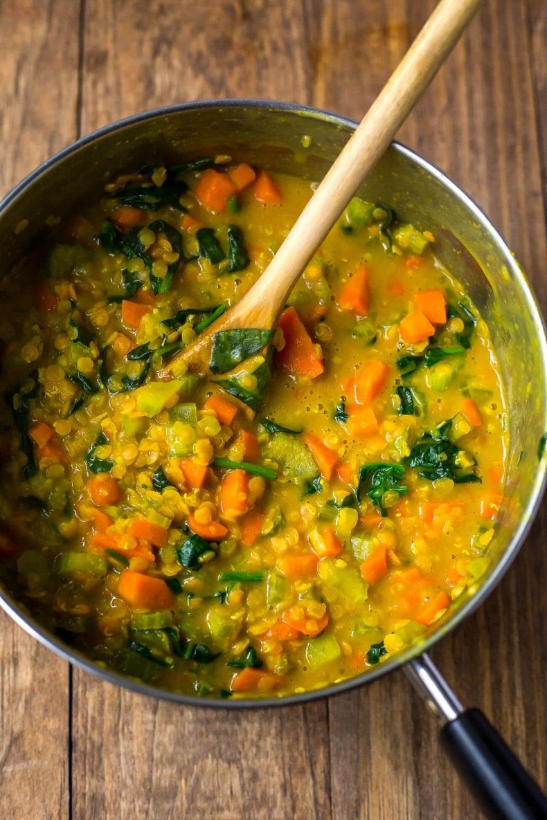 Easy Coconut Curry Lentil Soup in a Jar