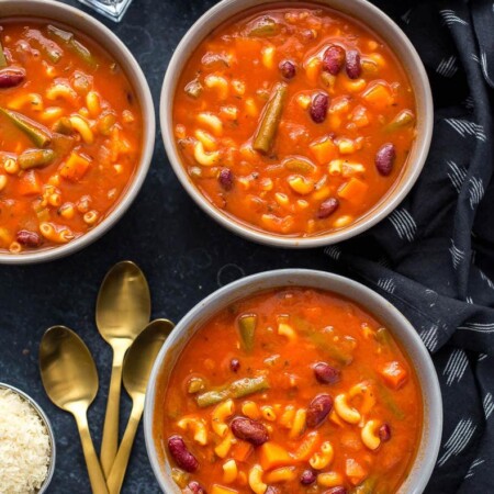 Instant Pot Minestrone Soup - The Girl on Bloor