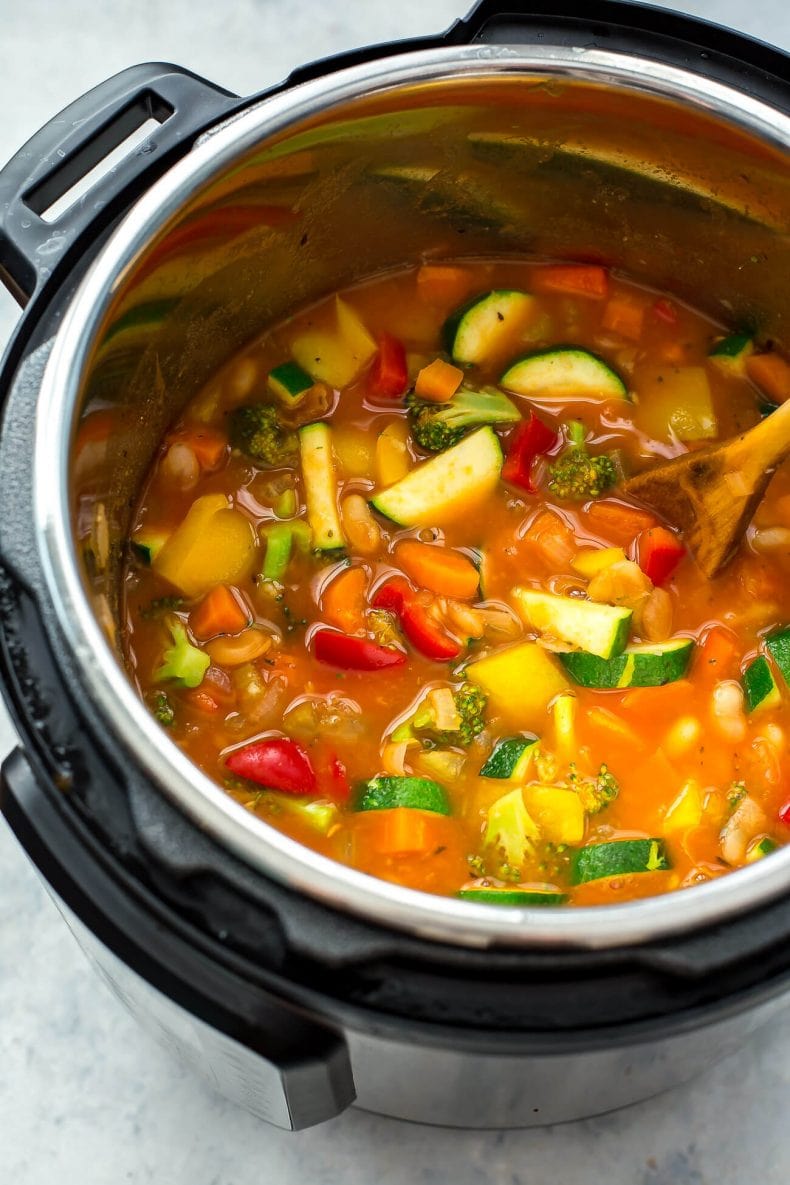 Instant Pot Detox Vegetable Soup - The Girl on Bloor