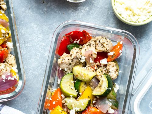 Sheet Pan Greek Chicken Meal Prep Bowls The Girl On Bloor