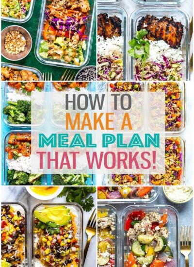 If you're looking to get more organized with your weekly meal prep but don't know where to start, all you need is a plan! I'll show you how to plan your meals for the week so that you can stay on track with your health and fitness goals! #mealplanning #weeklymealplan