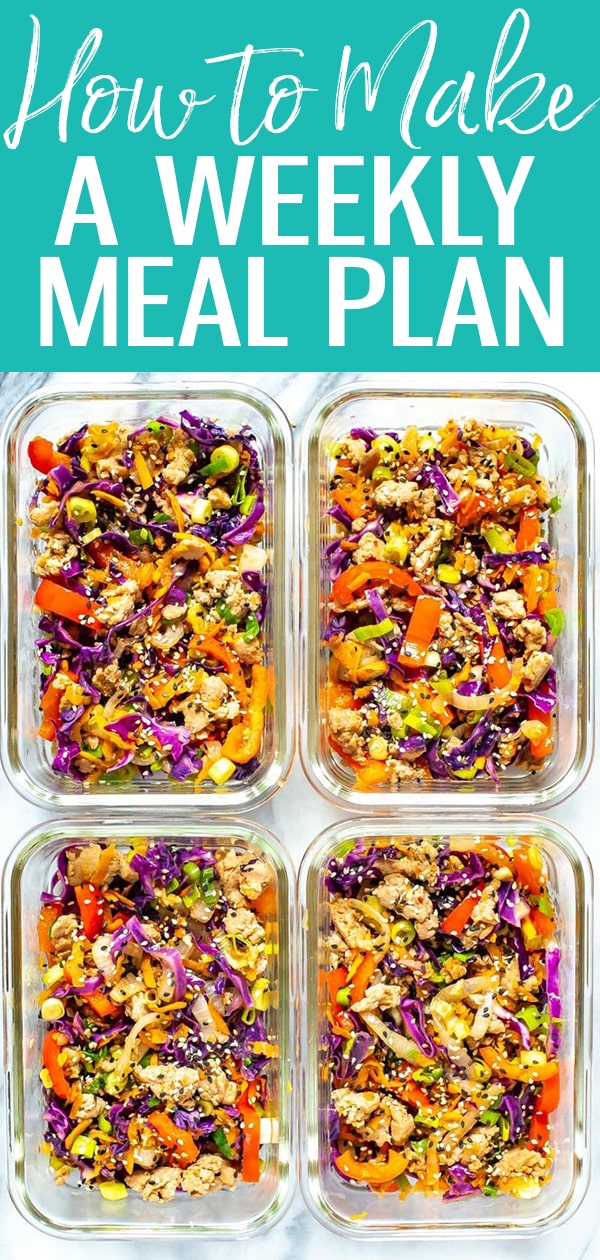 If you're looking to get more organized with your weekly meal prep but don't know where to start, all you need is a plan! I'll show you how to plan your meals for the week so that you can stay on track with your health and fitness goals!#mealplanning #weeklymealplan