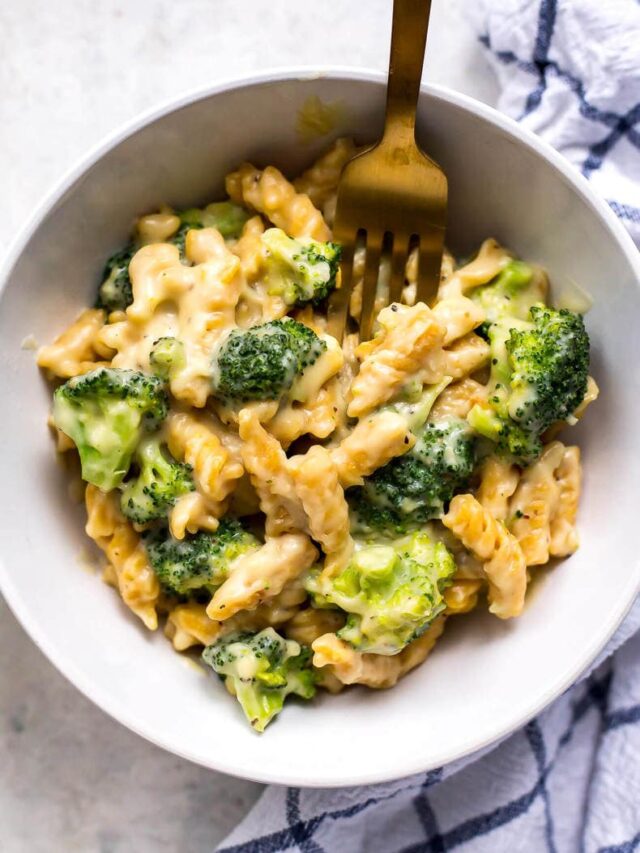 One Pot Broccoli Pasta Alfredo The Girl on Bloor