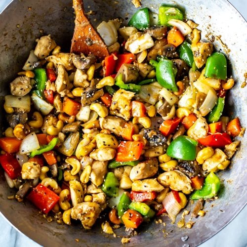 Cashew Chicken Stir Fry Meal Prep Recipe The Girl On Bloor