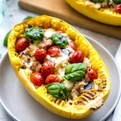 Chicken Caprese Spaghetti Squash