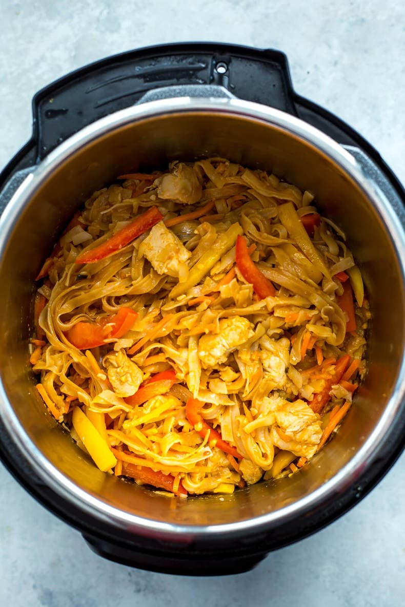 Chicken pad thai online instant pot