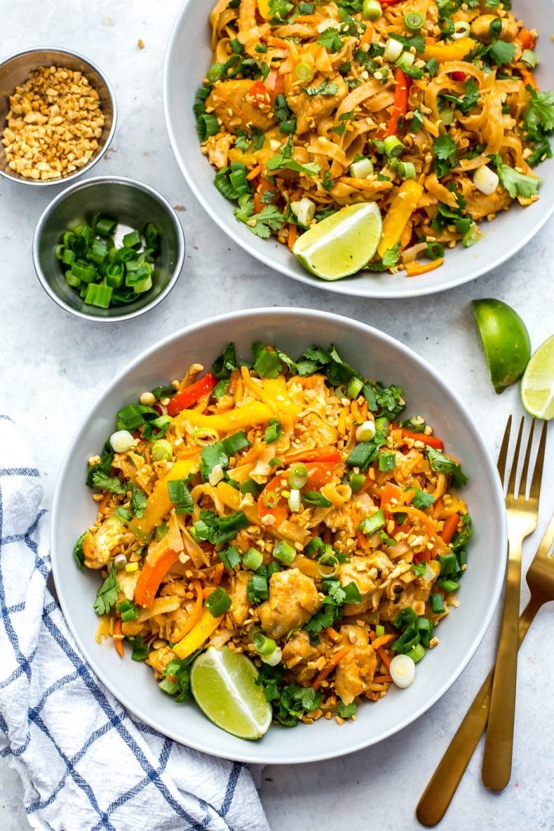 Instant Pot Chicken Pad Thai The Girl on Bloor