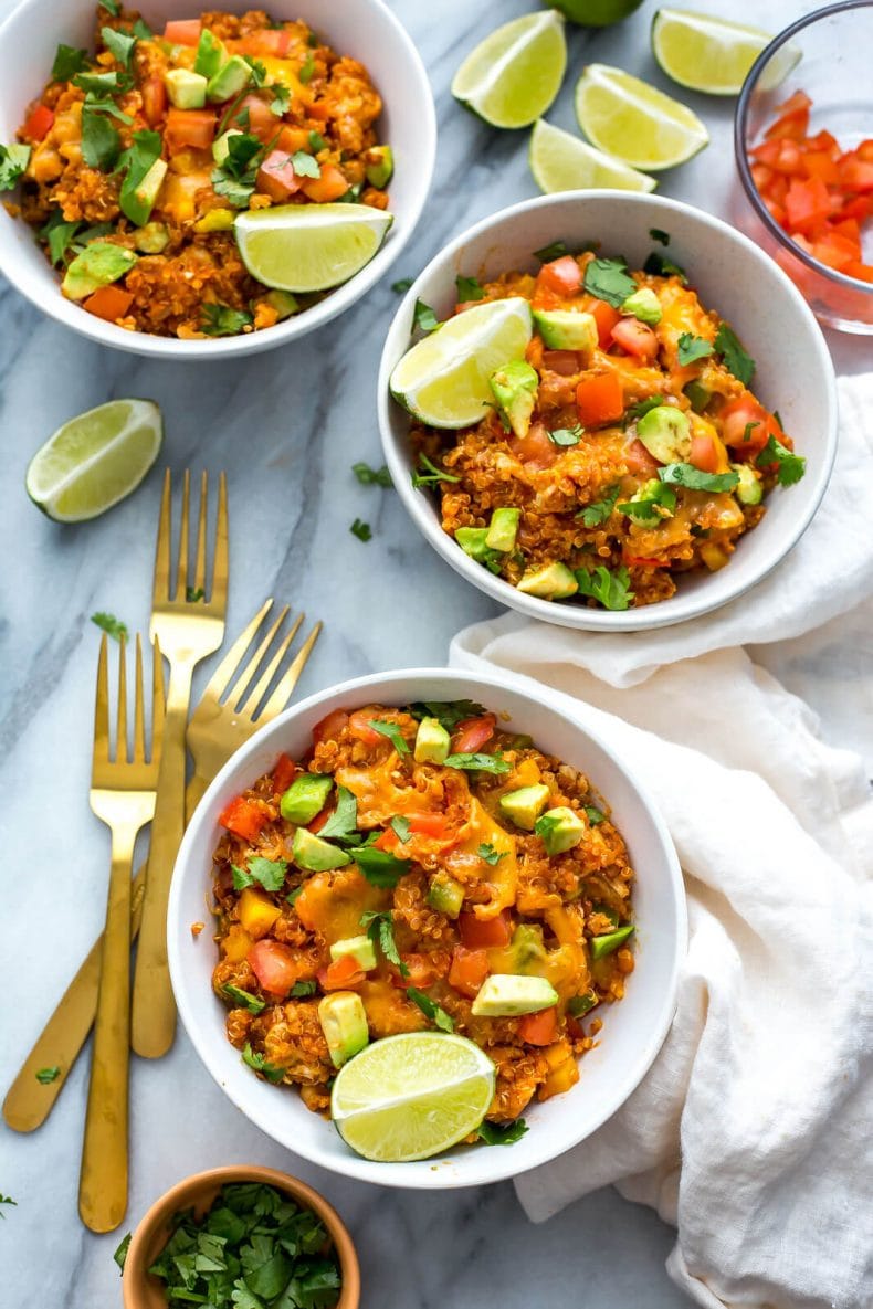 Instant Pot Enchilada Quinoa Casserole The Girl on Bloor