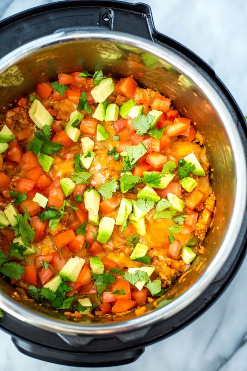 Instant Pot Enchilada Quinoa Casserole The Girl on Bloor