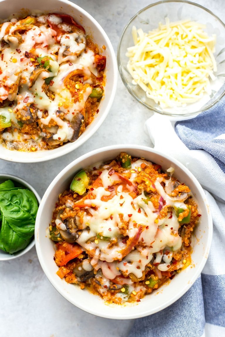 Instant Pot Pizza Quinoa Casserole The Girl on Bloor