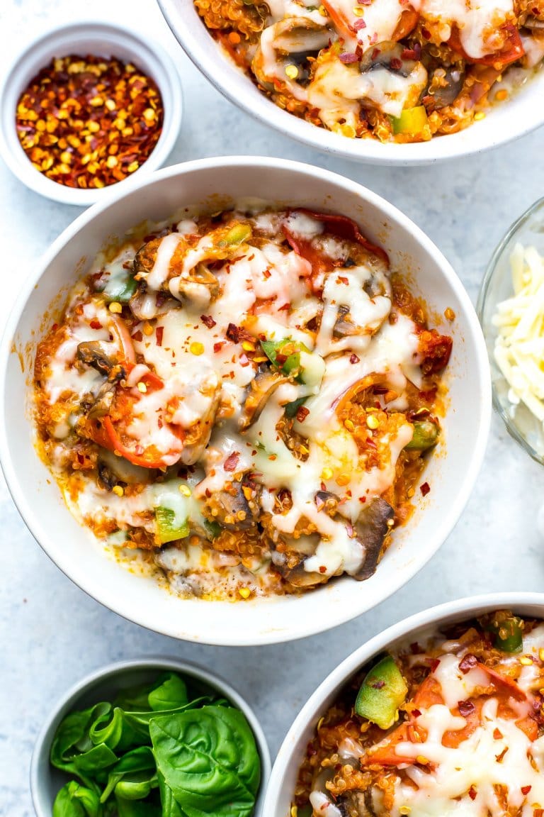 Instant Pot Pizza Quinoa Casserole The Girl on Bloor