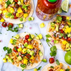 Instant Pot Sriracha Chicken Tacos