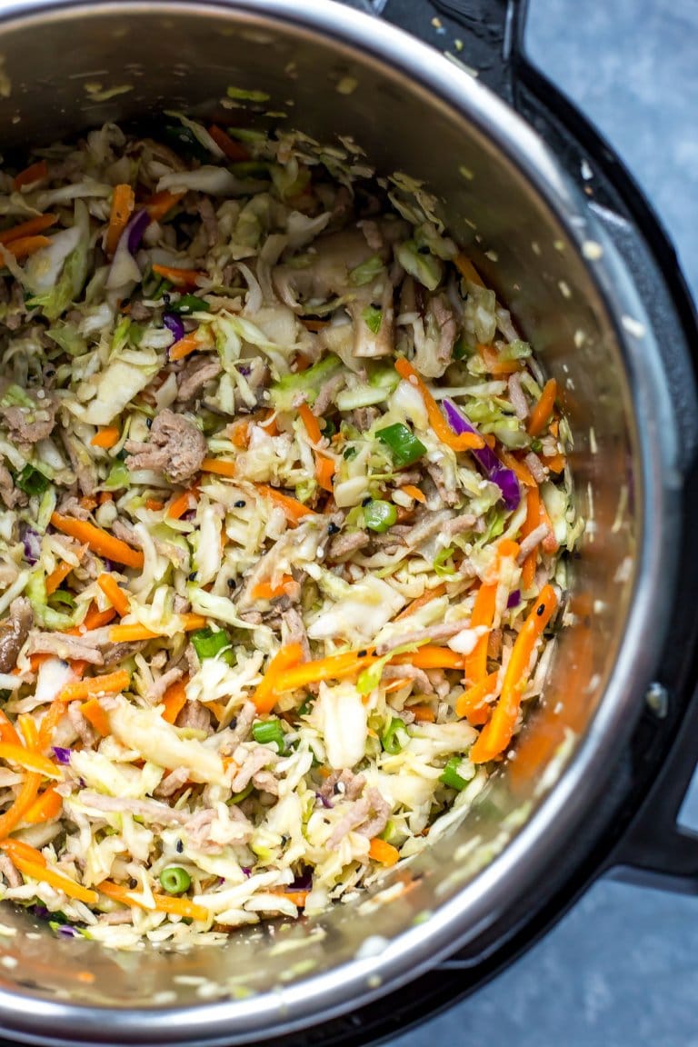 Instant Pot Egg Roll in a Bowl {LowCarb} The Girl on Bloor