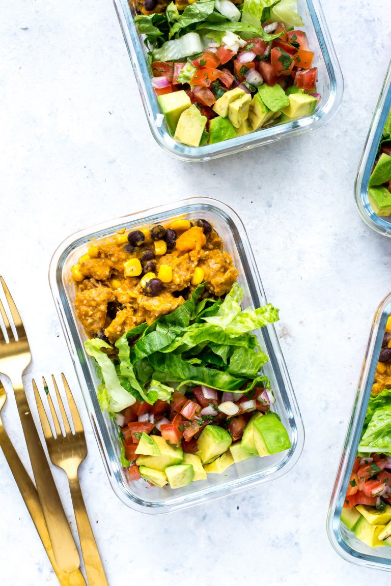 Meal Prep Instant Pot Taco Bowls - The Girl on Bloor