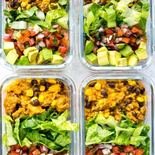 Meal Prep Instant Pot Taco Bowls