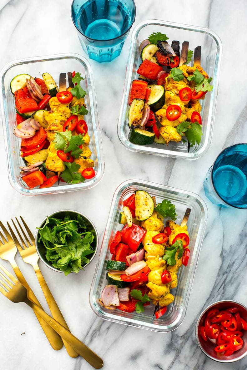 Grilled Chicken Satay Meal Prep Bowls The Girl On Bloor