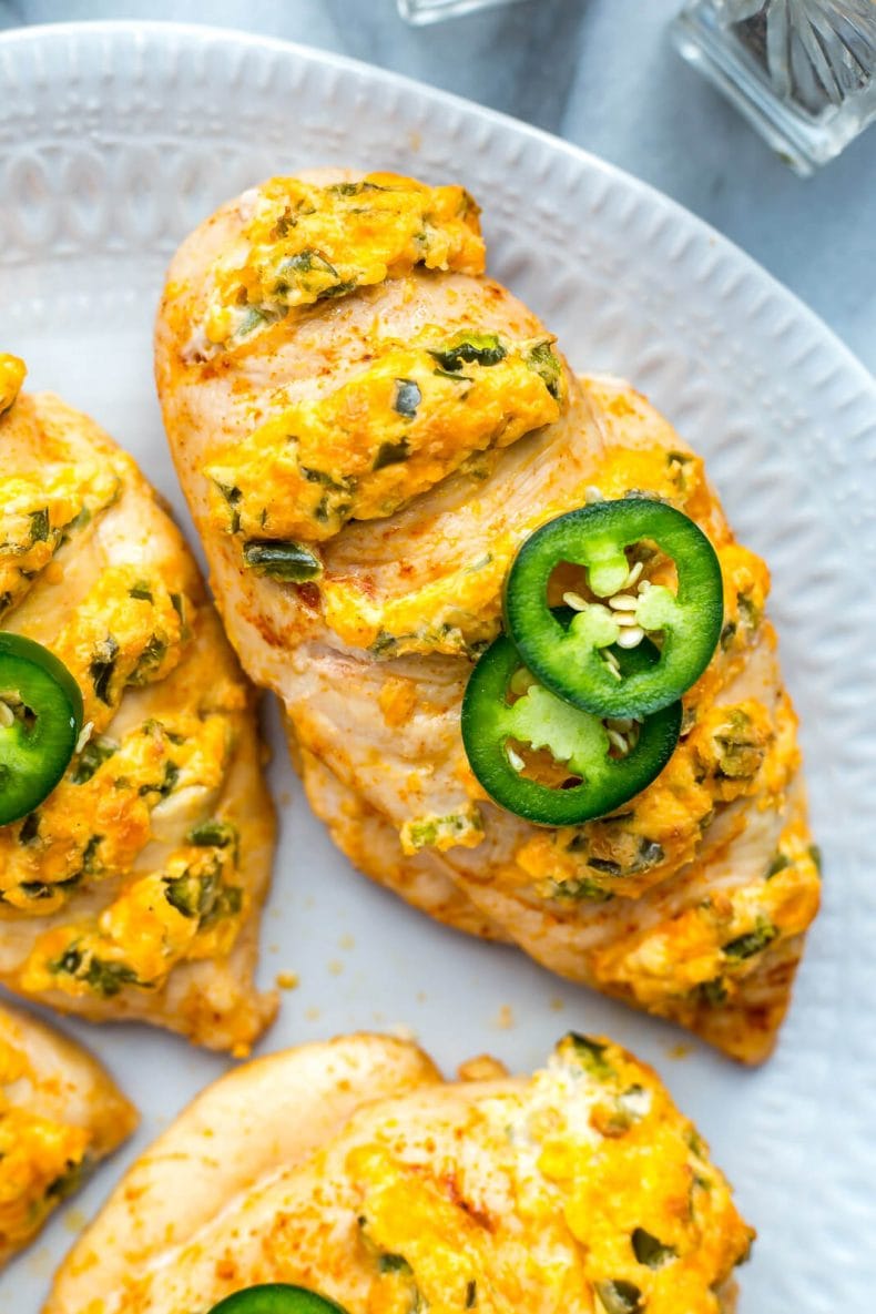 Hasselback Jalapeno Popper Chicken