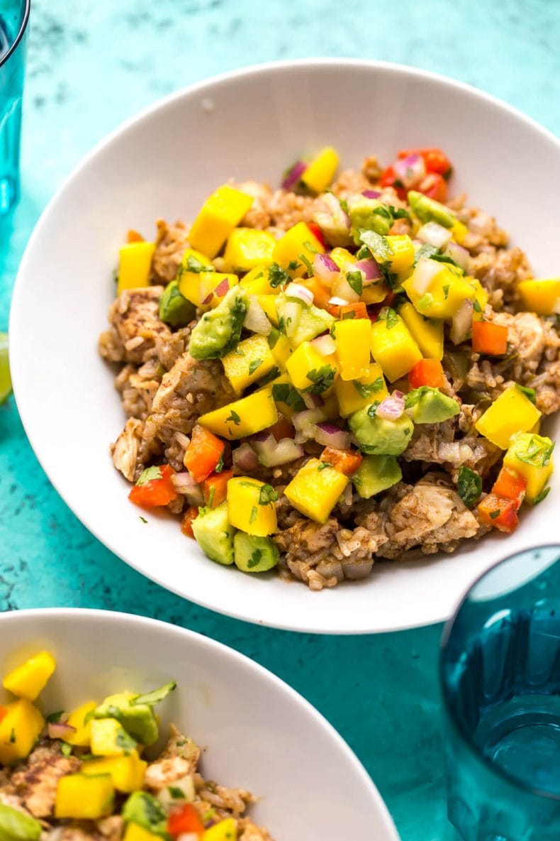 Instant Pot Jerk Chicken and Mango Salsa The Girl on Bloor