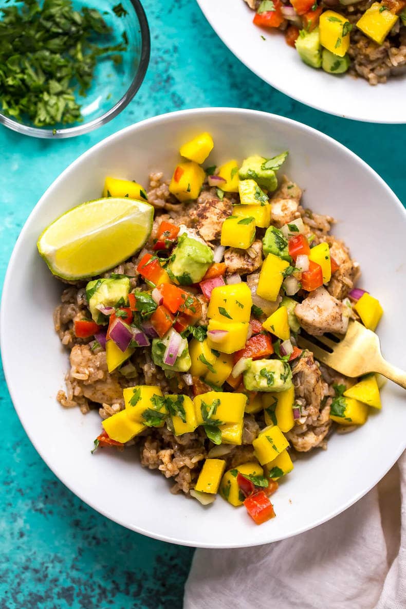 Instant Pot Jerk Chicken and Mango Salsa The Girl on Bloor