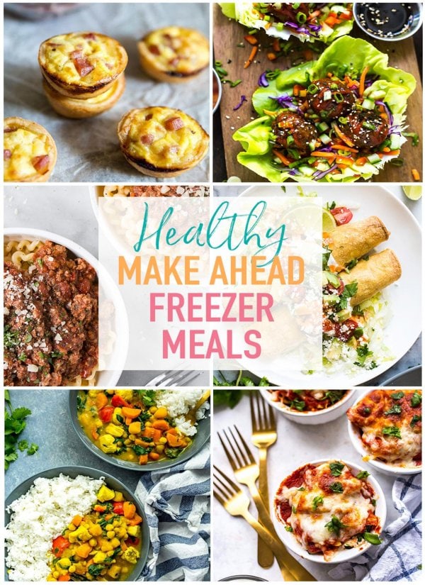 21 Healthy Make Ahead Freezer Meals for Busy Weeknights - The Girl on Bloor