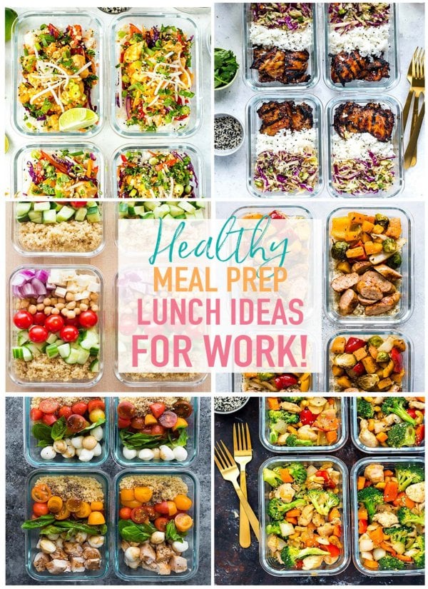 20 Easy Healthy Meal Prep Lunch Ideas for Work - The Girl on Bloor