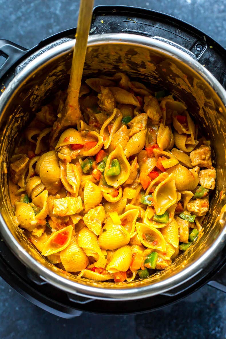 Instant Pot Chicken Fajita Pasta The Girl on Bloor