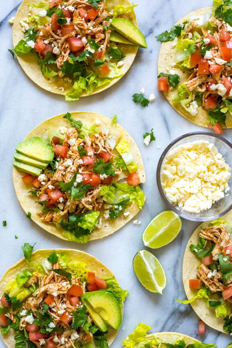 Instant Pot Chicken Tinga Tacos The Girl on Bloor