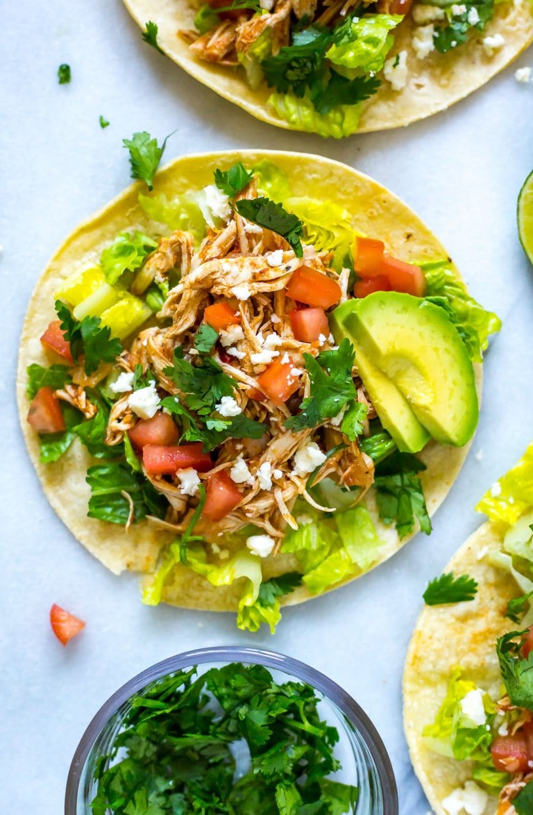 Instant Pot Chicken Tinga Tacos The Girl on Bloor