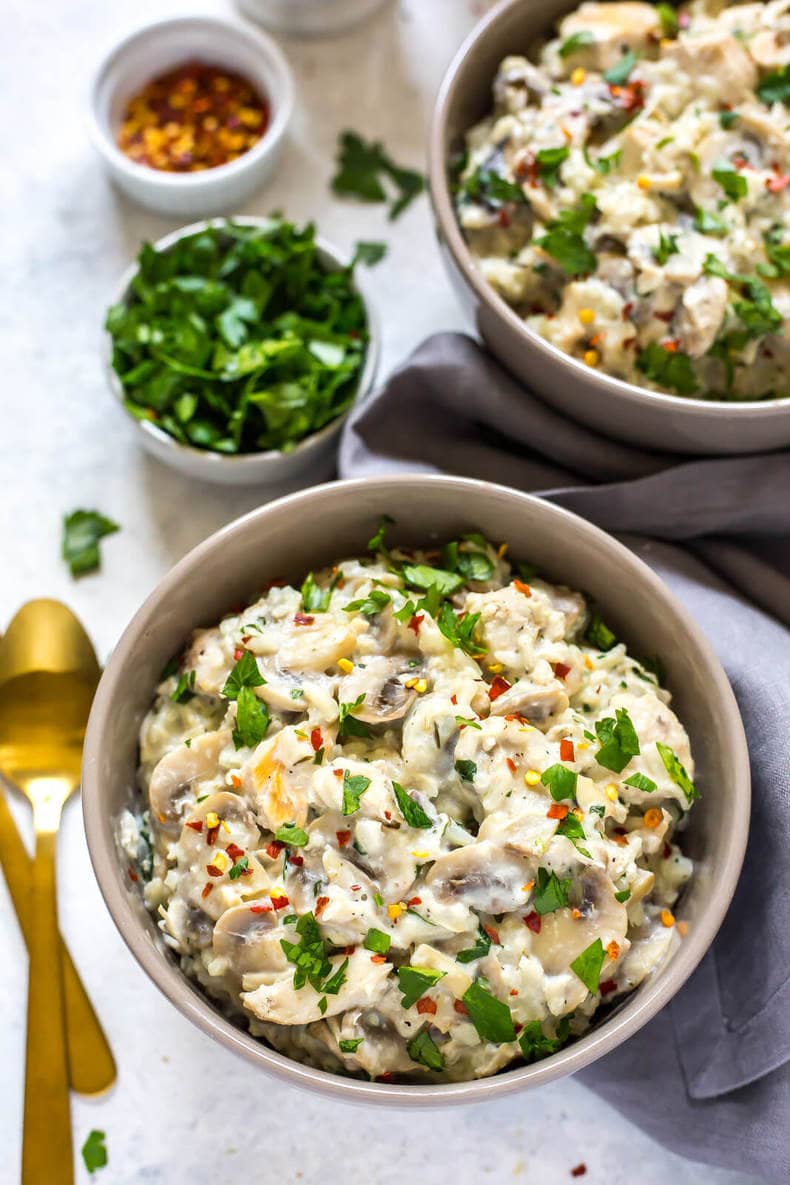 instant pot chicken and rice with cream of mushroom