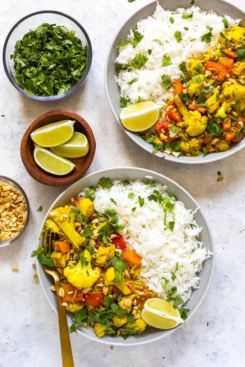 Chicken and vegetable curry instant online pot