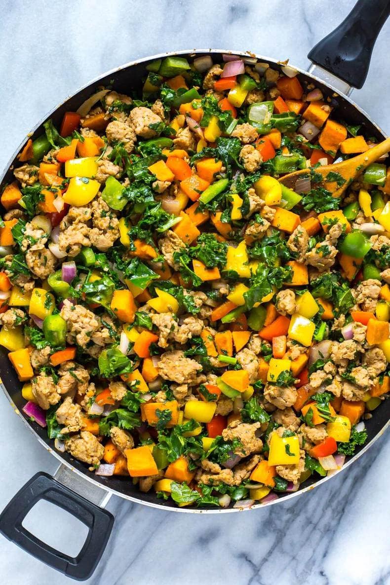 Meal Prep Whole 30 Sweet Potato Hash