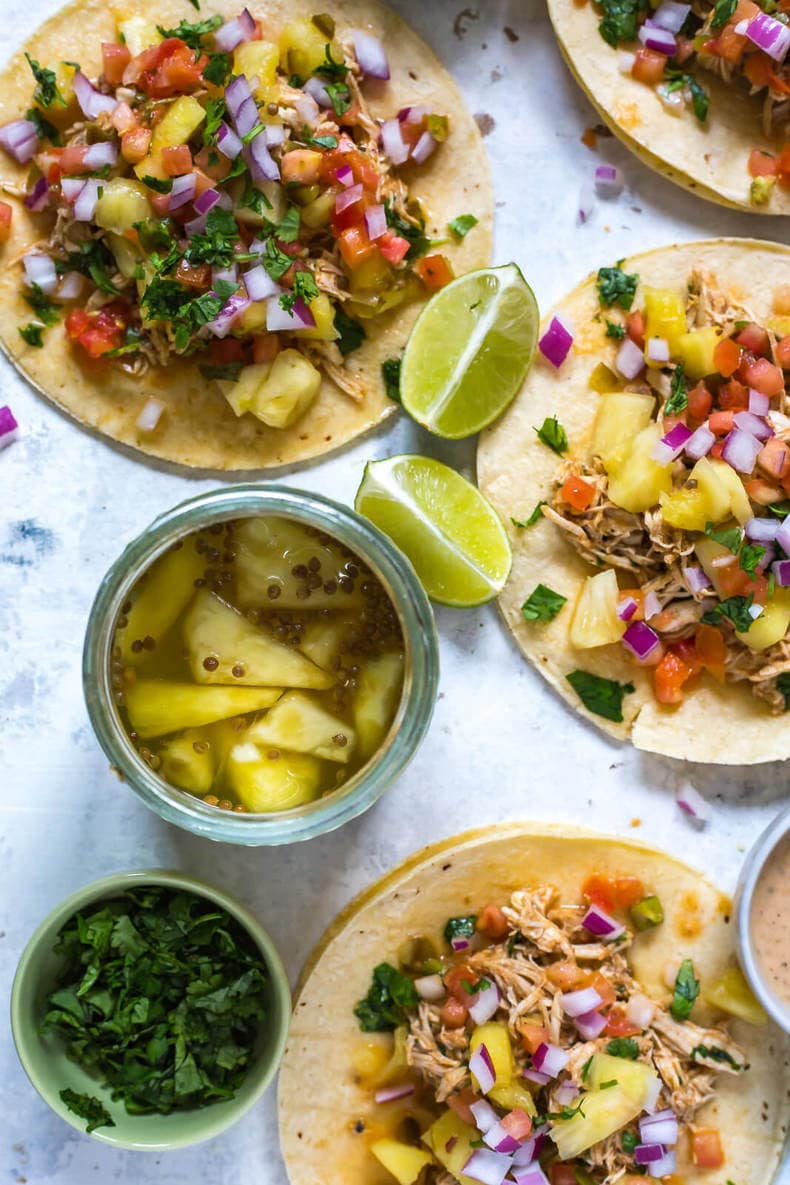 Crockpot Chicken Tacos