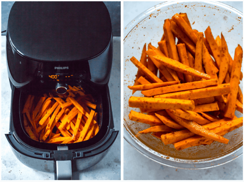 Simple Air Fryer Sweet Potato Fries Recipe - A Pinch of Healthy