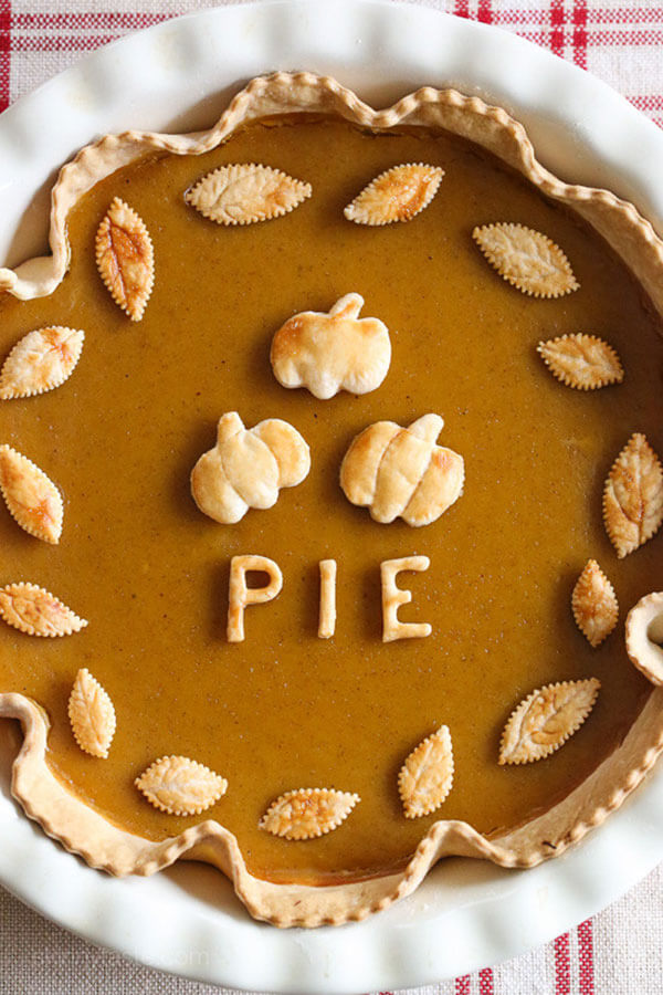 healthy Thanksgiving pumpkin pie