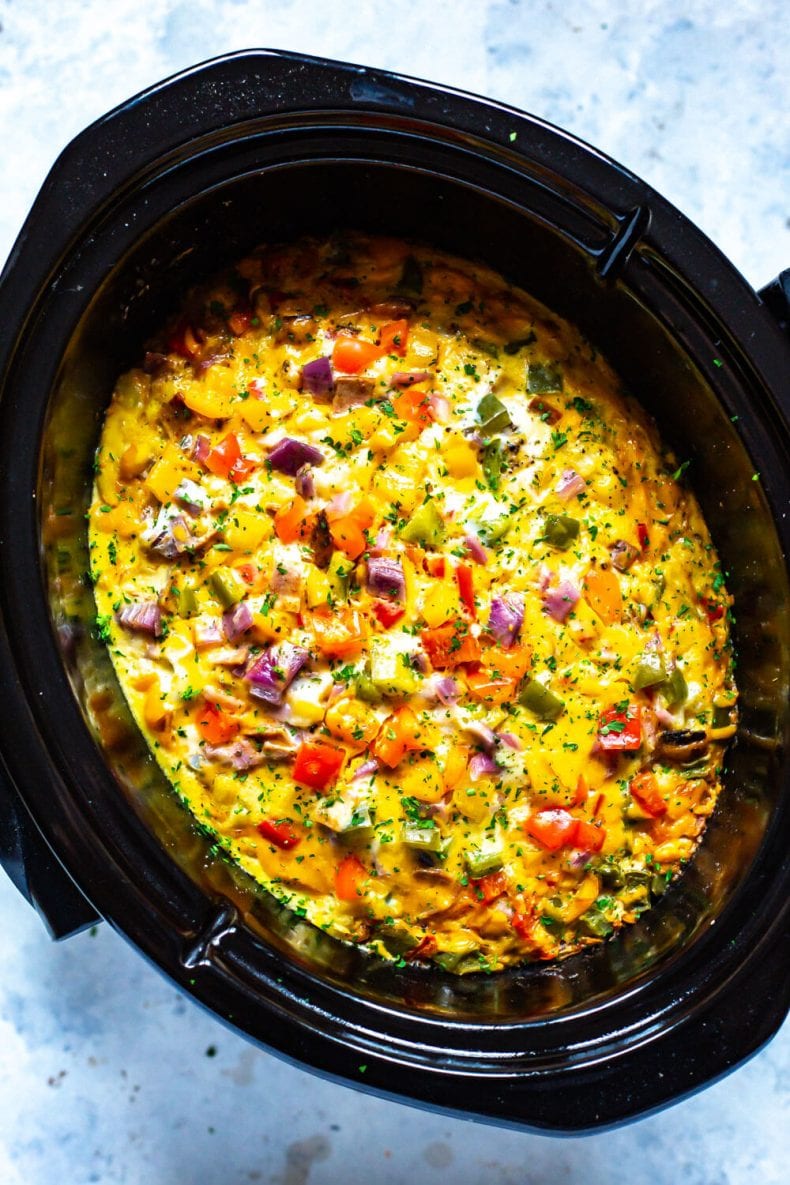 Crockpot Breakfast Casserole - The Girl on Bloor