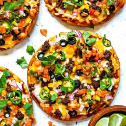 Meal Prep Individual Taco Pizza