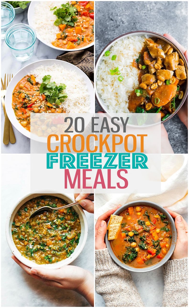 Crock pot freezer meals are a great way to save time on your meal prep. Use these easy recipes to prep flavourful meals ahead of time, then let your slow cooker do all of the work cooking them!