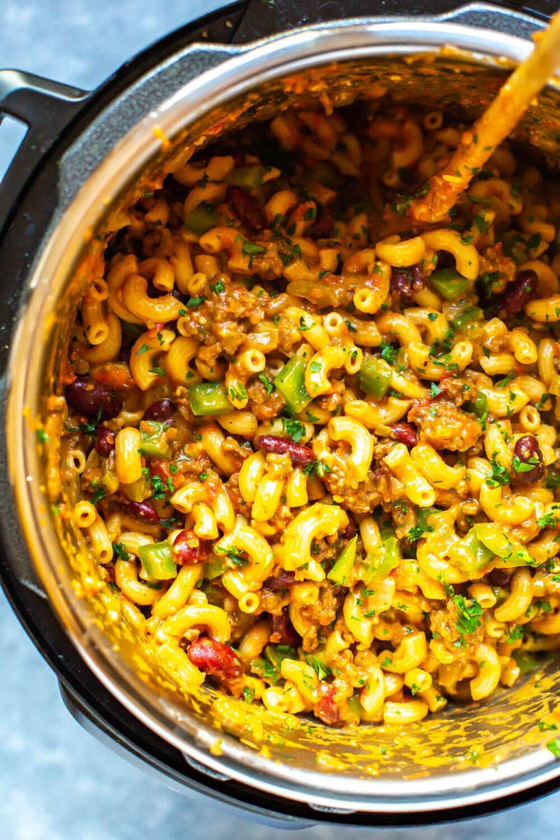 Instant Pot Chili Mac and Cheese