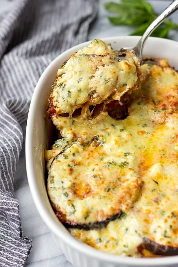 Eggplant Gratin with Feta Cheese