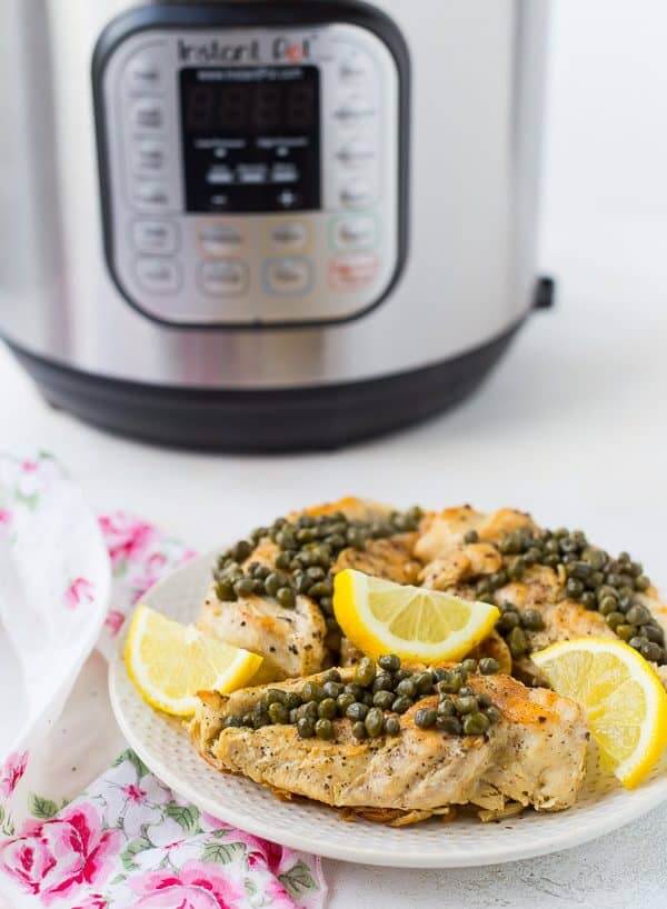 Instant Pot Healthy Chicken Piccata