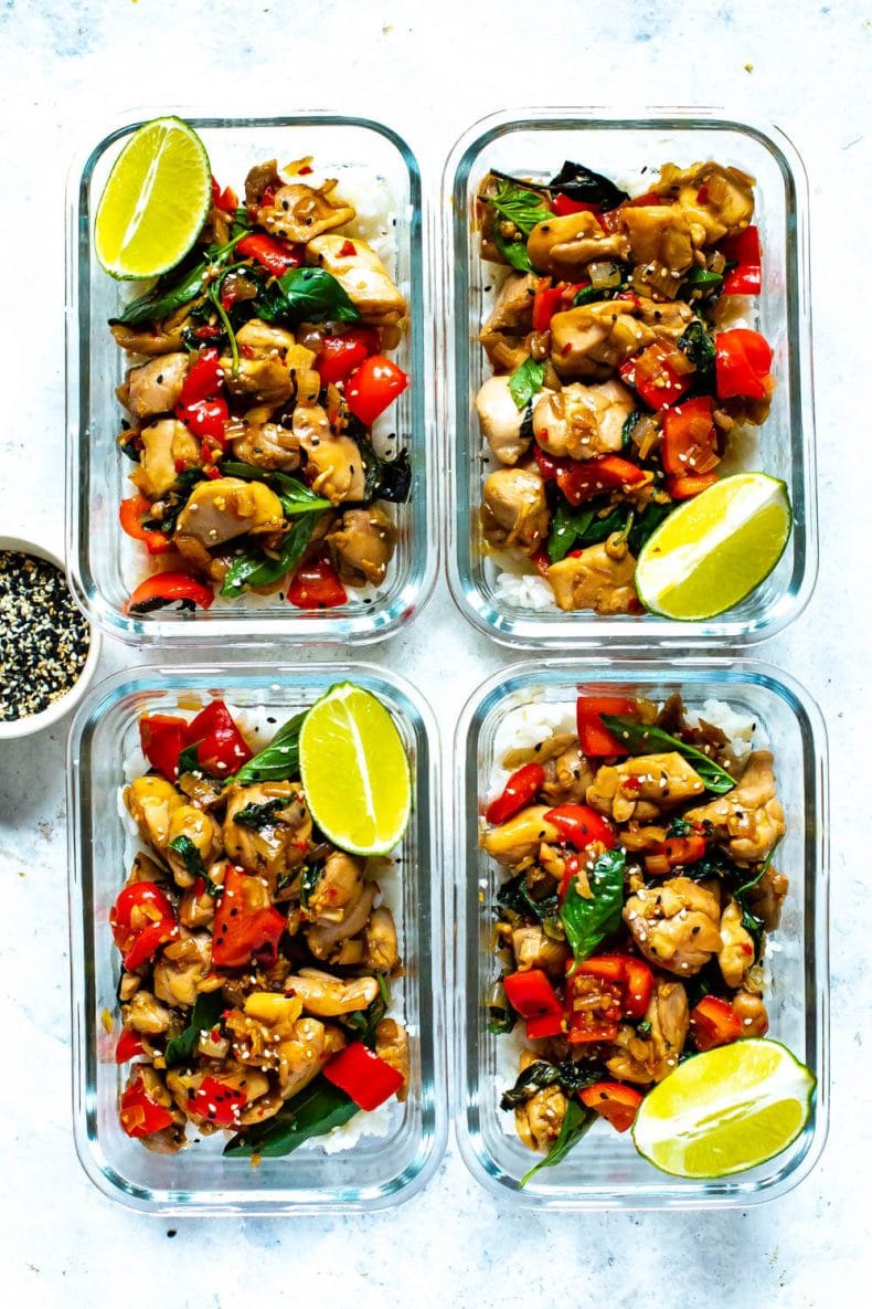 Thai Chicken Lunch Bowls (Meal Prep)