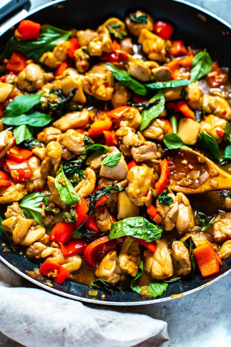 Easy Thai Basil Chicken Recipe The Girl on Bloor