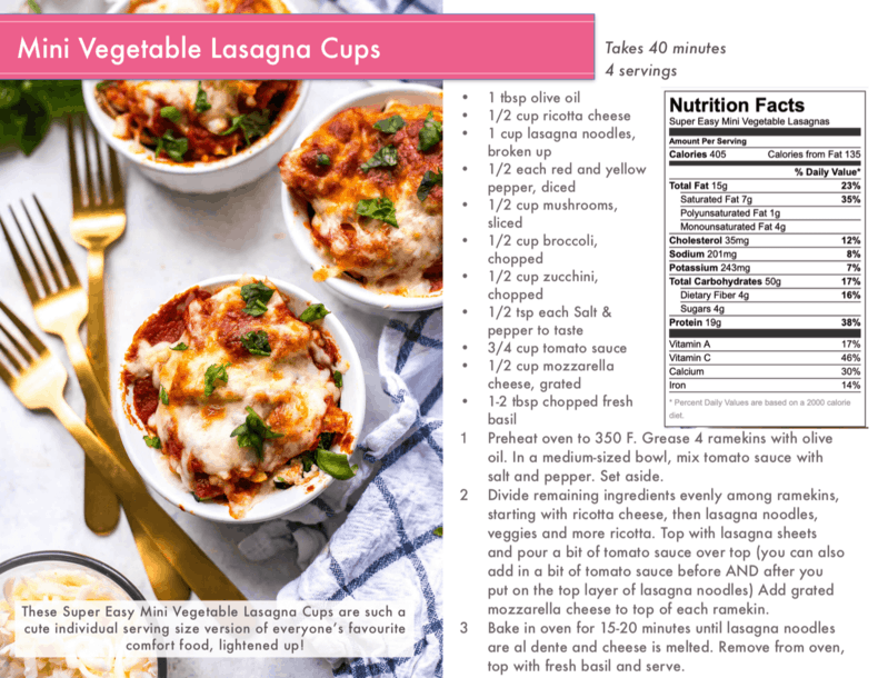 Lasagna cups preview