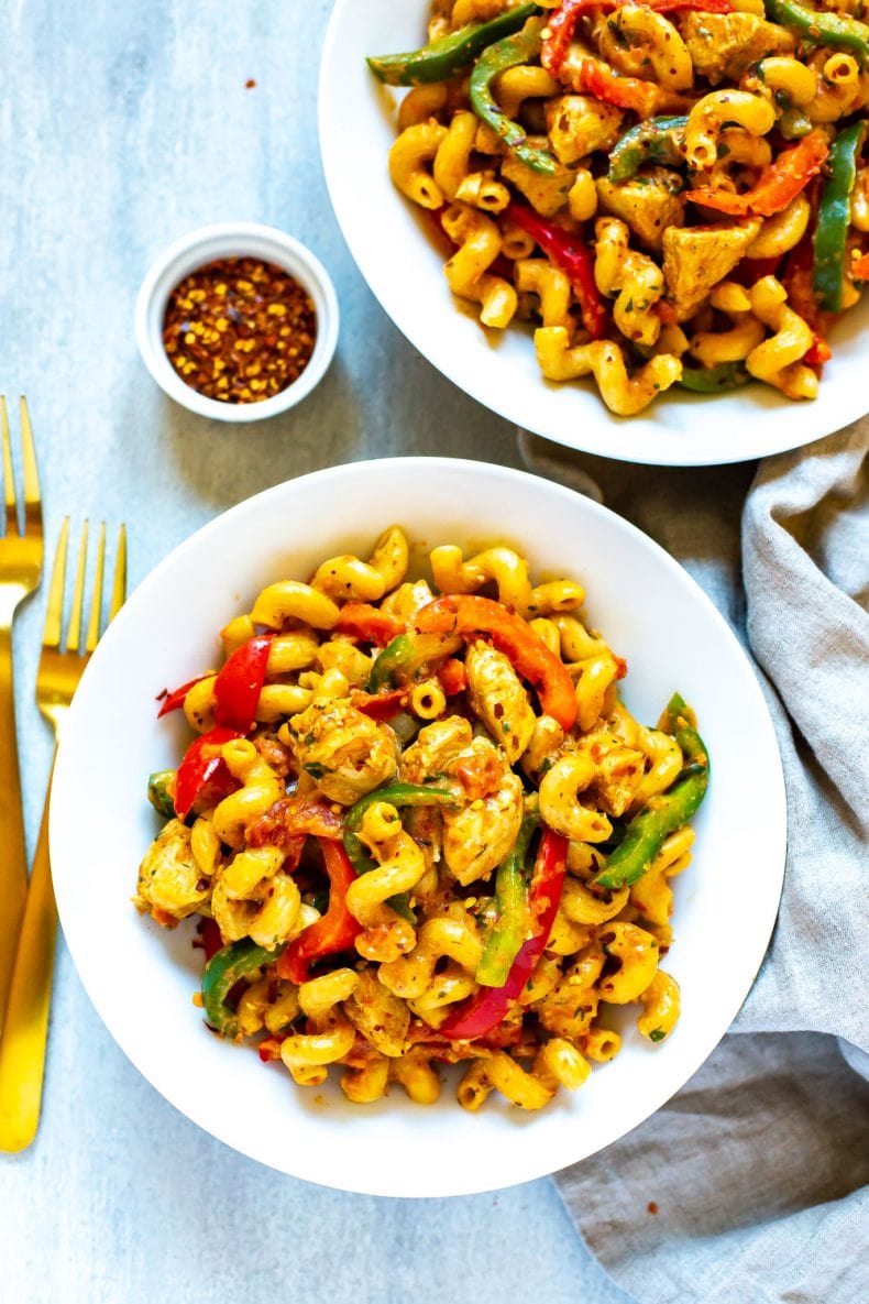 Cajun Chicken Pasta dinner