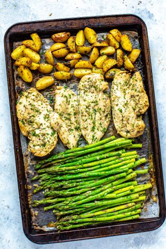 Sheet Pan Chicken and Asparagus {Whole30 Recipe} - The Girl on Bloor