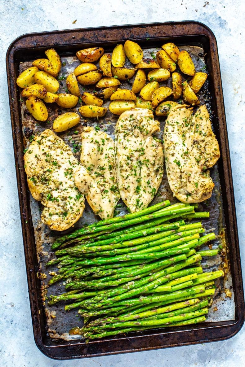 Sheet Pan Chicken and Asparagus